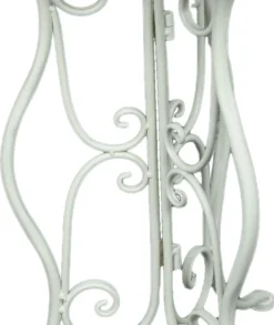 Landhaus Balkon Tisch Rund 60cm Bistrotisch Shabby Look Garten Terrasse Metall -Deutschland Garten Zier Verkaufs-Shop 001c904c9951cf861d1f8793bab47e75