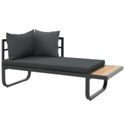 VidaXL 2-tlg. Garten-Ecksofa-Set Mit Auflagen Aluminium WPC -Deutschland Garten Zier Verkaufs-Shop 003da73c894a7cc0644cf7da49ce7e03