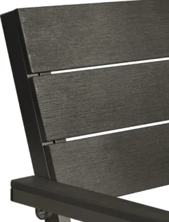 Tectake Gartenbank Line 2-Sitzer Mit Aluminiumrahmen 128x59x88cm - Dunkelgrau -Deutschland Garten Zier Verkaufs-Shop 004742b57a09b29e3c90c7bb29d76f36