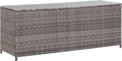 VidaXL Gartenbox Grau 150x50x60 Cm Poly Rattan