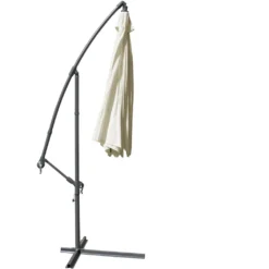 MIADOMODO® Sonnenschirm - Ø300/350cm, Mit Ständer, Handkurbel, Neigbar, Verstellbar, Farbwahl - Ampelschirm, Gartenschirm, Marktschirm, Terassenschirm -Deutschland Garten Zier Verkaufs-Shop 009ad9db3d6df5f9350134ff10c3d7e9