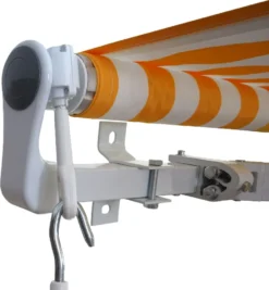 Alu-Markise H792, Gelenkarmmarkise Sonnenschutz 5x3m Polyester, Grau-braun -Deutschland Garten Zier Verkaufs-Shop 0161a5161d9de9f66da9155f3471480b