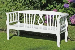 Garden Pleasure Arcadia Gartenbank Weiß Eukalyptusholz White Washed -Deutschland Garten Zier Verkaufs-Shop 018095abaa4392ee86fecebdfa0300ba