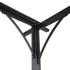 Pergola MCW-C42, Garten Pavillon, Stabiles 6cm-Gestell + Schiebedach Creme 3x3m -Deutschland Garten Zier Verkaufs-Shop 019220883977f148e38f70c62fc0852b