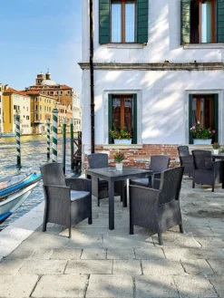 Bica Poltrona 2er Set Lido Sessel Inkl. Sitzkissen, Graphit, Gartensessel, Wetterfest -Deutschland Garten Zier Verkaufs-Shop 01aa540f3b65d054677187ed075d4e8a