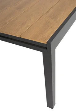 Gartentisch - Anthrazit - Aluminiumgestell - Polywood Platte - 200 X 95 Cm - Ausziehbar -Deutschland Garten Zier Verkaufs-Shop 01b36feb3d917a40c08740d7ce8f22a7