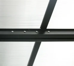 Westmann Aluminium Terassenüberdachung Mit Doppelstegplatten "Bruce" Schwarz 556 X 300 X 225-270 Cm (L X B X H) -Deutschland Garten Zier Verkaufs-Shop 01b64ddc2733bb0bf01bb78abcaa98d2