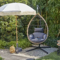 SIENA GARDEN Maui Mittelstockschirm Woodlook/natur Ø 180cm L30525 -Deutschland Garten Zier Verkaufs-Shop 024a6eeaab0299e758f6386b6a9ac9ca