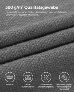 SONGMICS Hängematte, 210 X 150 Cm, Doppelhängematte, Belastbarkeit 300 Kg, Für Garten, Terrasse, Balkon, Outdoor, Camping, Mit Tragetasche, Befestigungsgurten Und Karabinern, Grau -Deutschland Garten Zier Verkaufs-Shop 04ef6e411a1d4e2a1958fcae585578f9