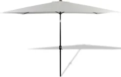 VidaXL Sonnenschirm 200 X 300 Cm Sandweiß Rechteckig -Deutschland Garten Zier Verkaufs-Shop 050d59ac4c682bf60a8617584094f535