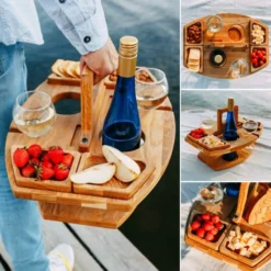 Picknick Obsttisch ,Weintisch,Holz Tragbar Im Freien,36*31*26 Cm -Deutschland Garten Zier Verkaufs-Shop 05339ccf410cb12c6a5dce283f00f4f9