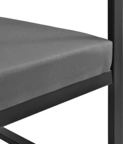 [casa.pro]® 2x Gartenstuhl Gartensessel Schwarz/Dunkelgrau Outdoor Garten Lounge Sessel 70 X 60 X 60 Cm -Deutschland Garten Zier Verkaufs-Shop 05465caa4f9ba93d6799e9487bb8848a