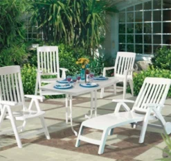 SIEGER Gartensessel Klappbar Palma Weiß Kunststoff -Deutschland Garten Zier Verkaufs-Shop 0618ae24b801a82d9ae1a79c38cd4a12