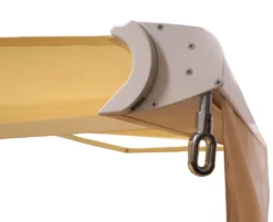 Elektrische Kassetten-Markise H124, Vollkassette, 4x3m Ausfahrbarer Volant Polyester Creme -Deutschland Garten Zier Verkaufs-Shop 06e66c22f09b71687b7180092e1e733a