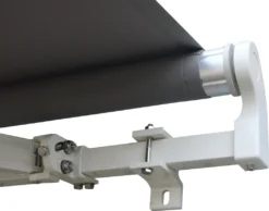 Outsunny Markise Gelenkarmmarkise Sonnenschutz 3,5x2,5m Mit Handkurbel Grau Alu+Polyester -Deutschland Garten Zier Verkaufs-Shop 093efe0460e0282acd8cc953fd1afdba 1