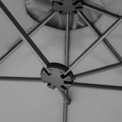 Tectake Sonnenschirm Silia 460x270cm Mit 3 Winddächern - Grau -Deutschland Garten Zier Verkaufs-Shop 09ae4a3409a18e4584db7b99ad8ba53d