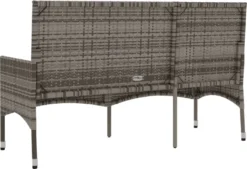 VidaXL Gartenbank 3-Sitzer Mit Kissen Grau Poly Rattan -Deutschland Garten Zier Verkaufs-Shop 0a1ba6235201199d44564a170e411958