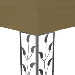 VidaXL Pavillon Mit Doppeldach 3x4 M Taupe 180 G/m² -Deutschland Garten Zier Verkaufs-Shop 0a93ffcdf40512fd3b1e3677cc851a8a