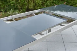 Merxx Gartentisch Ausziehbar 180/240 X 100 Cm - Edelstahlgestell Silber -Deutschland Garten Zier Verkaufs-Shop 0bf41c1da94c7c6cc37e9179defa13a6