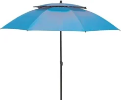 Derby Sonnenschirm / Strandschirm Windprofi 200cm Des. 821 Blau