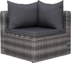VidaXL 3-tlg. Garten-Sofagarnitur Mit Kissen Grau Poly Rattan -Deutschland Garten Zier Verkaufs-Shop 0d372ef6c12ea35b0a7da5fe59ae2982