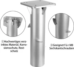 Lospitch Universal Bodenplatte Kurbelschirm Sonnenschirmständer Metall Bodenträger 16 Cm -Deutschland Garten Zier Verkaufs-Shop 0d7163644fc9d5533b1c4ed0803aa0b3