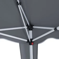 Pavillon Pop-Up 3x3m UV-Schutz 50+ Wasserdicht Faltbar Inkl. Tasche Faltpavillon Zelt Capri, Farbe:anthrazit -Deutschland Garten Zier Verkaufs-Shop 0d8c7ee60379937892f0dce2a6e4a1ae