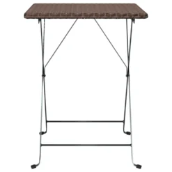 VidaXL Bistrotisch Klappbar Braun 55x54x71 Cm Poly Rattan -Deutschland Garten Zier Verkaufs-Shop 0da519cc0dd7c6ef4a7194e3943ab7d0