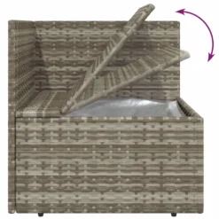 VidaXL Gartensofa 2-Sitzer Mit Kissen Grau Poly Rattan -Deutschland Garten Zier Verkaufs-Shop 0e5951bd0e157bd4419e8876c1013a06