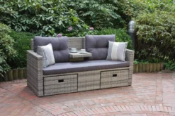Garten Lounge Sofa Sitzgruppe Garten Couch Sessel Rattan Optik Gartenmöbel -Deutschland Garten Zier Verkaufs-Shop 0e95195fed8bd64aeb0a1f900a2478a7