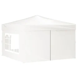 VidaXL Partyzelt Faltbar Mit Seitenwänden Weiß 3x3 M -Deutschland Garten Zier Verkaufs-Shop 0f4fec80e57c1c36dce0594afa8d7627