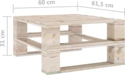 VidaXL Garten-Palettentisch Imprägniertes Kiefernholz -Deutschland Garten Zier Verkaufs-Shop 104b9a48ecc11a5abbf33fdbc9b0b08f