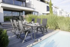 Kettler Forma II Klappsessel - Silber / Graphit -Deutschland Garten Zier Verkaufs-Shop 1099f0b18532a1b4672abb6fe0c1913d