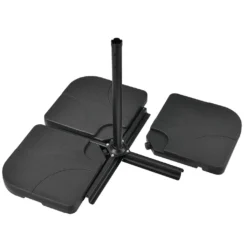 Juskys Schirmgewicht 4er-Set Quad Für Schirmständer Mit 60 Liter Wasser Oder 80 Kg Sand Befüllbar HDPE Kunststoff Sonnen-Schirmständer -Deutschland Garten Zier Verkaufs-Shop 11a5a544f95d6cae403bdc86122f12a3