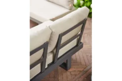 SIENA GARDEN Avenia Dining-Bank/Liege, Anthrazit/taupe Meliert, Aluminium, 73x195x70 Cm, Inkl. Sitz-und Rückenkissen -Deutschland Garten Zier Verkaufs-Shop 127a564c48404d17fbb38912a90193d5