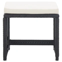 VidaXL Gartenhocker 2 Stk. Mit Sitzkissen Poly Rattan Schwarz -Deutschland Garten Zier Verkaufs-Shop 131f3039781dca684b27fc95cfe9a5be