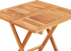 VidaXL Klappbarer Bistrotisch 60 X 60 X 65 Cm Teak Massiv -Deutschland Garten Zier Verkaufs-Shop 14ff813055b2fc7f3059a84cde759b07