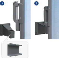 SONGMICS Wandhalterung Für Seitenmarkisen, Wandhalter, Auszugsfixierung, Grau GSA005 -Deutschland Garten Zier Verkaufs-Shop 1514aef4df23802f81d4a686658d84bd