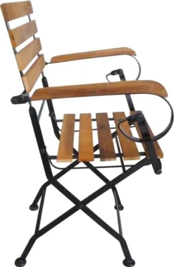 VidaXL Klappbare Gartenstühle 4 Stk. Stahl Und Massivholz Akazie -Deutschland Garten Zier Verkaufs-Shop 15d91bda728210283cceeffff3949a89