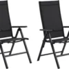 COUNTRYSIDE® Hochlehner Houston Aluminium, Schwarz/anthrazit 2er Set