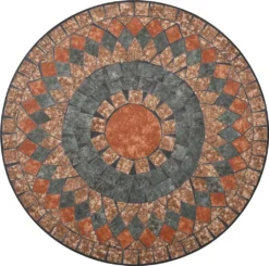 VidaXL Mosaik-Bistrotisch Orange / Grau 60 Cm Keramik -Deutschland Garten Zier Verkaufs-Shop 18f0fc7be3d7bb0b689fb82b9e77ac4c