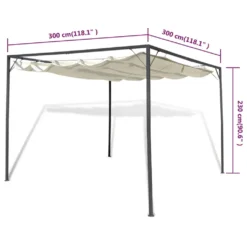 VidaXL Gartenpavillon Mit Versenkbarem Dach -Deutschland Garten Zier Verkaufs-Shop 1a1b2845cf6d00a91be2e8ed2a994a54