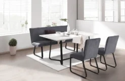 HOMEXPERTS Bank TILDA B 160, H 92, T 59 Cm Grau -Deutschland Garten Zier Verkaufs-Shop 1ae39cafd0c75637fdf6a12f5e892fe0