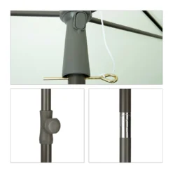 Relaxdays Sonnenschirm Rechteckig 200 X 120 Cm -Deutschland Garten Zier Verkaufs-Shop 1b481182ac04e67864adc7e38aa69772