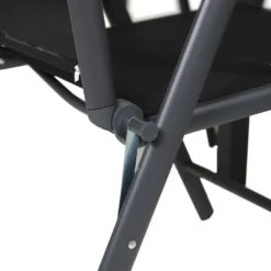 SVITA Gartenstühle Hochlehner Klappbar Campingstuhl Klappsessel 2er Set Metall Schwarz -Deutschland Garten Zier Verkaufs-Shop 1c04c01bd158864dc3bb232eef0ae331