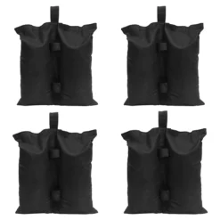4pcs Gewichtsbeutel Zelt Sandsack,Industriequalität Hochleistungs DoppelgenähTe Sand Tasche,Trampolin Wiegetasche,Fotografie Balance Sandsack,Gewichtstasche