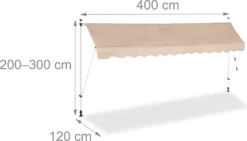 Relaxdays Klemmmarkise Beige -Deutschland Garten Zier Verkaufs-Shop 1f711212e80ab29bec24b419f32d81e2