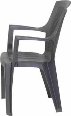 PROGARDEN Eden SET 4x Stapelsessel Anthrazit Kunststoff M73551 -Deutschland Garten Zier Verkaufs-Shop 2074e063f8878d6213714d788226555d