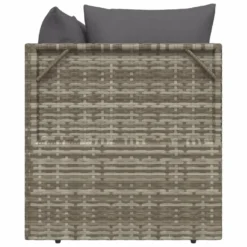 VIDAXL Gartensofa 2-Sitzer Mit Kissen Grau Poly Rattan -Deutschland Garten Zier Verkaufs-Shop 20c53781ada77a9957d95962f45360ea