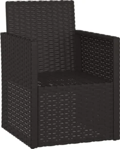 VidaXL Gartensessel Mit Kissen Schwarz Poly Rattan -Deutschland Garten Zier Verkaufs-Shop 211c50aeb554f1f7792d984a6ec34dff